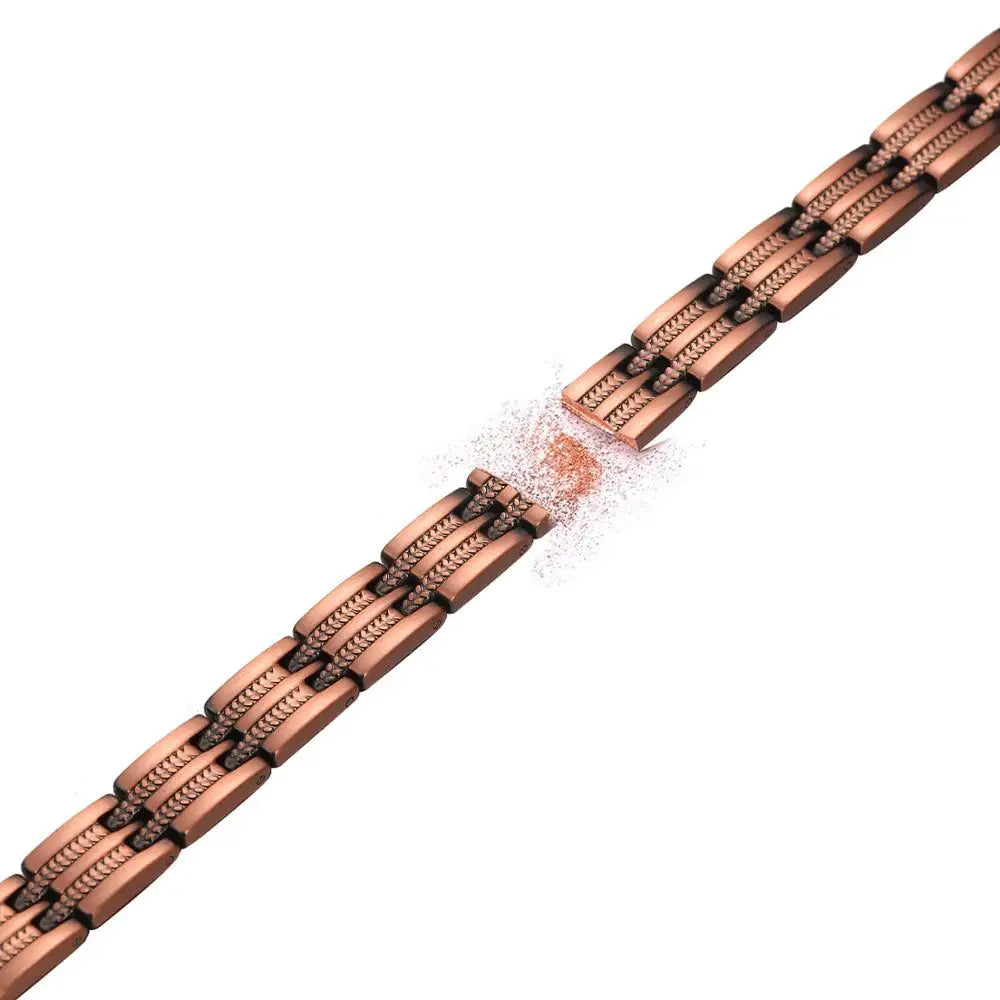 Bio Magnetic Bracelet Copper Benefits Vintage Energy Copper Bracelet women Arthritis Chain Magnet Health Female Bracelets